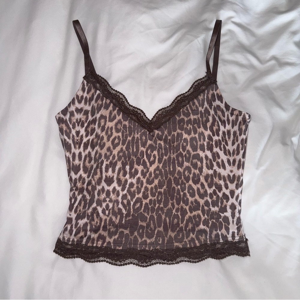 White Fox Boutique Fierce Girl Top Leopard